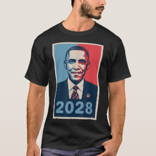 T-shirt Vintage Obama 2028 Un drôle d'élection politique p