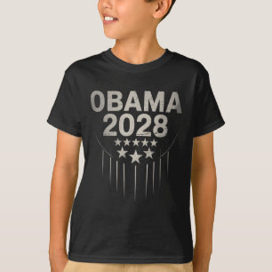 T-shirt Vintage Obama 2028 Un drôle d'élection politique p