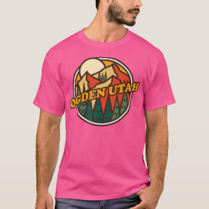T-shirt Vintage Ogden Utah Mountain Randonnée souvenir Imp