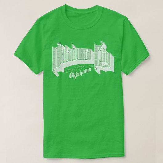 T-shirt Vintage Oklahoma City OK (Design devant)