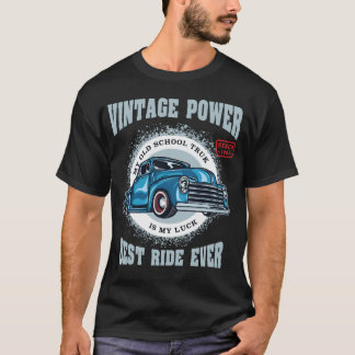 T-shirt Vintage old truck friends