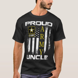 T-shirt Vintage oncle de l'armée avec Drapeau américain ca