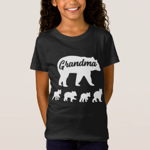 T-Shirt Vintage ours grand-mère 4 Cubs Fête des mères
