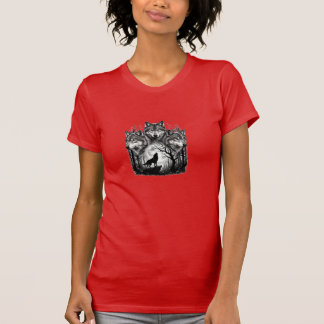 T-Shirt Vintage Pack de Loups – Graphique de Loup