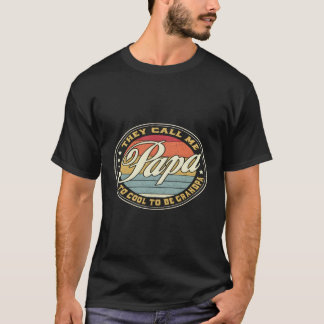 T-shirt Vintage Papa Cadeaux grand-père grand-père Fête de