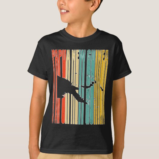 T-shirt Vintage Papua New Guinea (Devant)