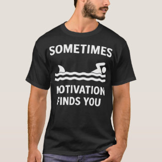 T-shirt Vintage Parfois la Motivation Vous Trouve - Drôle