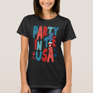 T-shirt Vintage Party aux Etats-Unis 4 juillet Men Women C