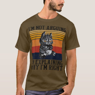 T-shirt Vintage Pas D'argumentaire Juste Une Explication D
