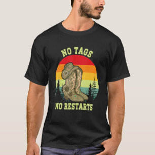 T-shirt Vintage Pas d'étiquettes Pas de redémarrages Ligne