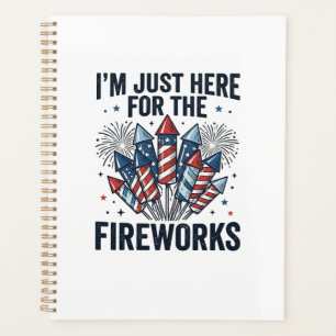 T-shirt vintage patriotique amateur de feux d'arti