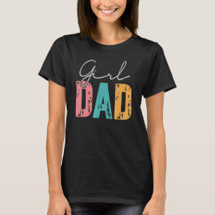 T-shirt Vintage Père Fier D'Une Fille Père Fille Fille D