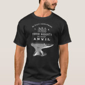 T-shirt Vintage Peter Wright Anvil (Devant)