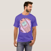 T-shirt Vintage Phone Virgo vintage (Devant entier)