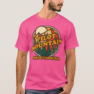 T-shirt Vintage Pilot Mountain North Carolina Mountain Ran