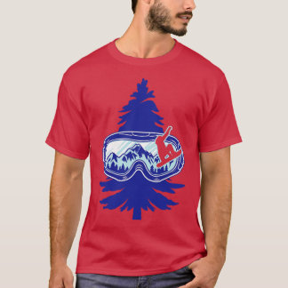 T-shirt Vintage Pine Snowboard