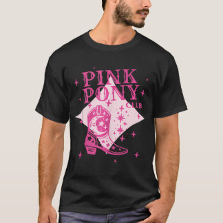 T-shirt Vintage Pink Pony Club C.R. Western