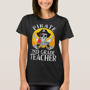 T-shirt Vintage Pirate Skull épées Happy Pirate 2e année
