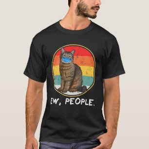 T-shirt Vintage Pixiebob Ew Personnes Chat portant le masq
