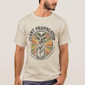 T-shirt Vintage Plant Propagator Badge (Devant)