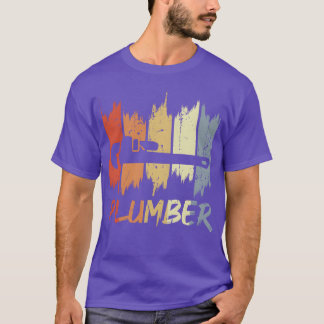 T-shirt Vintage Plumber funny