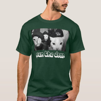 T-shirt Vintage Porte Ouverte Mème Drôle Gang Sarcastique 