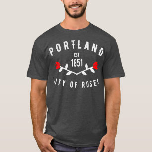 T-shirt Vintage Portland City of Roses Oregon PDX 503