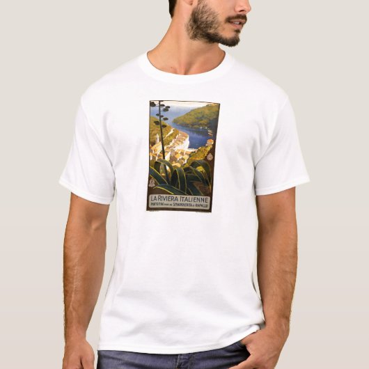 T-shirt Vintage Portofino Italie (Devant)