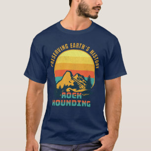 T-shirt Vintage Préserver le rocher de la Terre Collecter