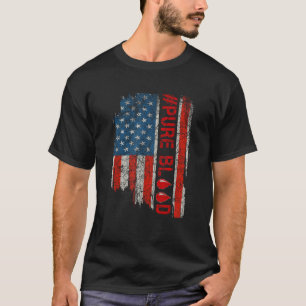T-shirt Vintage Pure Blood Movement Pureblood Freedom USA