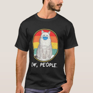 T-shirt Vintage Ragdoll Ew Personnes Chat Portant Le Masqu