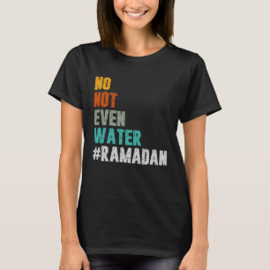 T-shirt Vintage Ramadan Kareem Islamique Jeûne Pas Même Pa