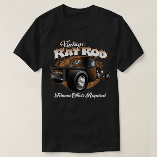 T-shirt Vintage Rat (Design devant)