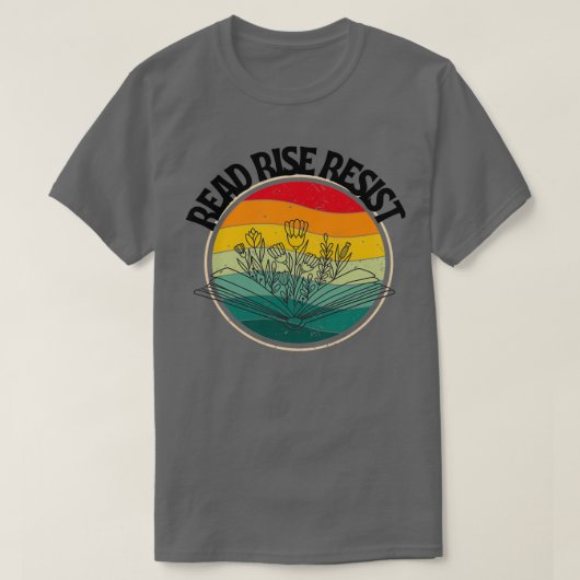 T-shirt Vintage Read Rise resist (Design devant)