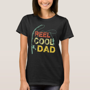 T-shirt Vintage Reel Cool Papa Pêche papa Fête des pères