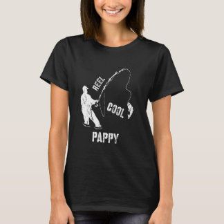 T-shirt Vintage Reel Cool Pappy Fishing Fisherman Cadeau