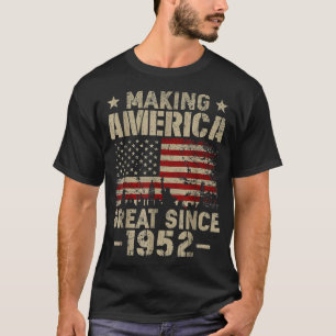 T-shirt Vintage rendre l'Amérique grande depuis 1952 Retro