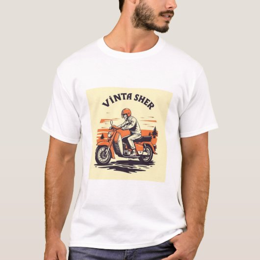 T-shirt vintage rétro (Devant)
