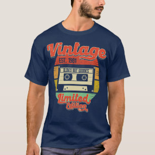 T-shirt Vintage Rétro 1981 Cassette Bande Oldies Mais Good