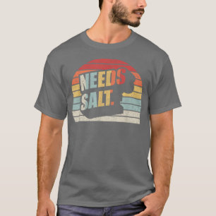 T-shirt Vintage Retro a besoin de Salt Funny Cuisine Chef