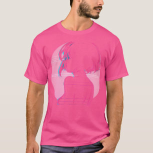T-shirt Vintage Retro Anime Girl
