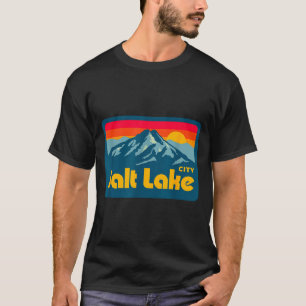 T-shirt Vintage rétro années 70 80 Salt Lake City Utah mon