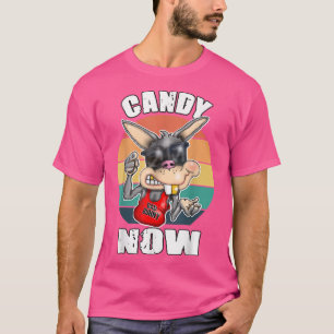 T-shirt Vintage Retro Bad Bunny, Candy Now, Cool Bunny, Ea