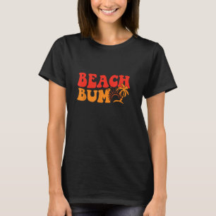 T-shirt Vintage rétro Beach Bum Beach Vacances été