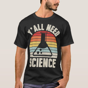T-shirt Vintage Rétro Besoin Science Chimie Biologie Physi
