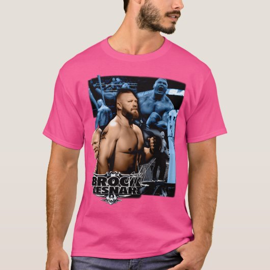 T-shirt Vintage Retro Brock Lesnar (Devant)