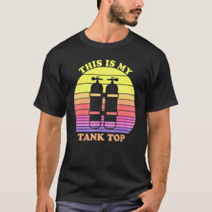 T-shirt Vintage Retro C'Est Mon Débardeur Plongée Sous-Mar