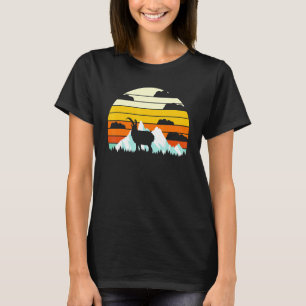 T-shirt Vintage Retro Chèvre éleveur