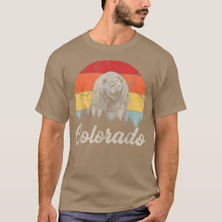 T-shirt Vintage Retro Co Colorado Wildlife Bear Adventure