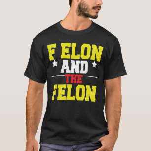 T-Shirt Vintage Retro F Elon et le criminel 